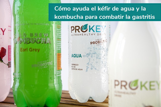 kefir de agua y kombucha para gastritis