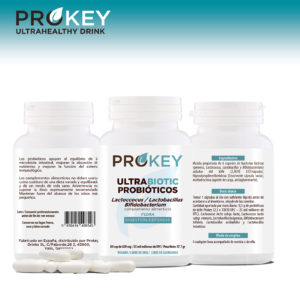 Suscribe y ahorra: ULTRABIOTIC Probióticos Prokey, 60 cápsulas de 620 mg (suscripción bimensual)